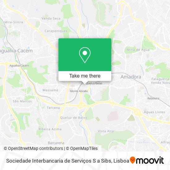Sociedade Interbancaria de Serviços S a Sibs map