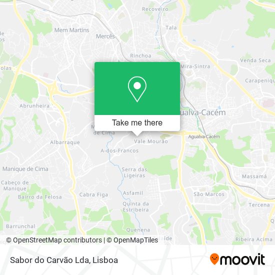 Sabor do Carvão Lda map