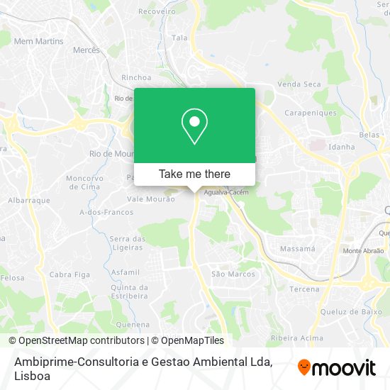 Ambiprime-Consultoria e Gestao Ambiental Lda mapa