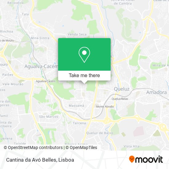 Cantina da Avó Belles mapa