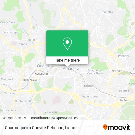Churrasqueira Convite Petiscos map