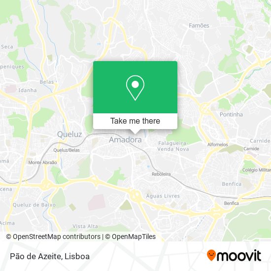 Pão de Azeite mapa