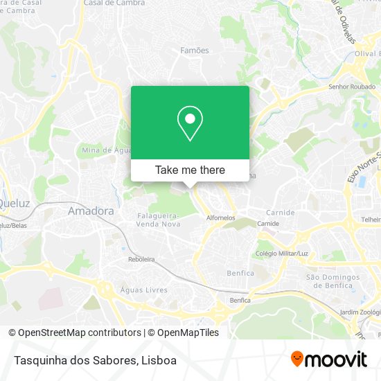 Tasquinha dos Sabores mapa