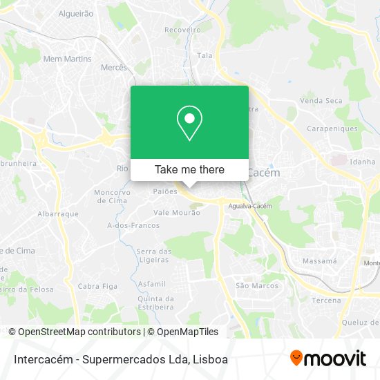 Intercacém - Supermercados Lda map