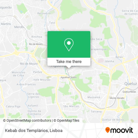 Kebab dos Templários mapa