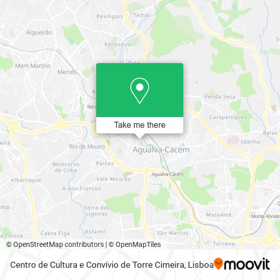 Centro de Cultura e Convívio de Torre Cimeira map