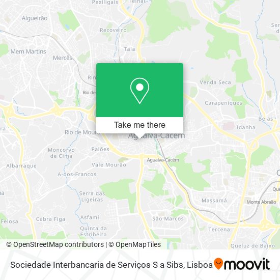 Sociedade Interbancaria de Serviços S a Sibs map