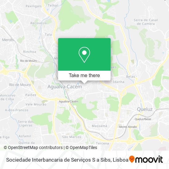 Sociedade Interbancaria de Serviços S a Sibs map