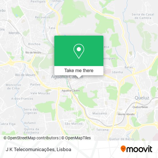 J K Telecomunicações mapa