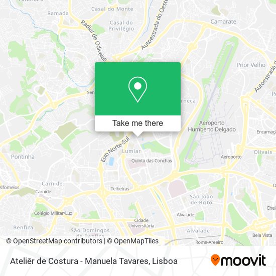 Ateliêr de Costura - Manuela Tavares map