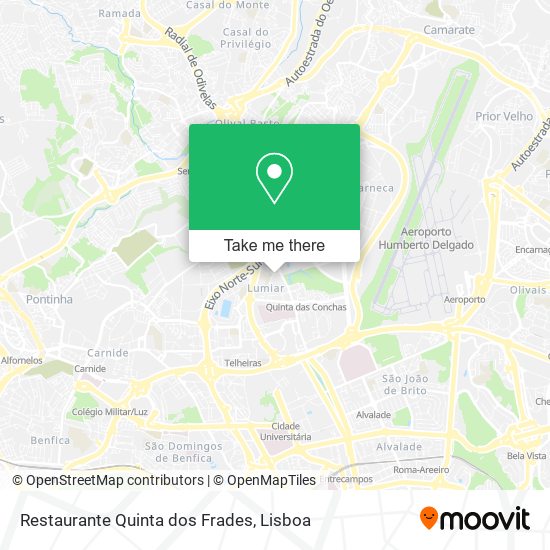 Restaurante Quinta dos Frades map