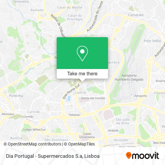 Dia Portugal - Supermercados S.a map