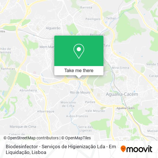 Biodesinfector - Serviços de Higienização Lda - Em Liquidação map
