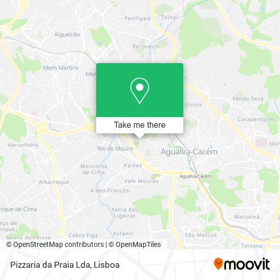 Pizzaria da Praia Lda mapa