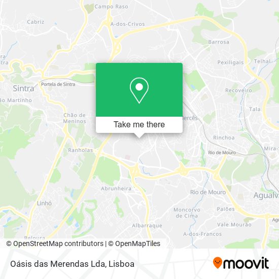 Oásis das Merendas Lda map