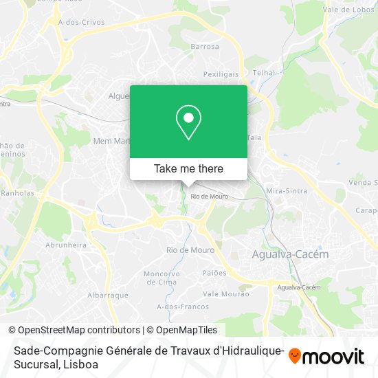 Sade-Compagnie Générale de Travaux d'Hidraulique-Sucursal map