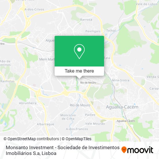 Monsanto Investment - Sociedade de Investimentos Imobiliários S.a mapa