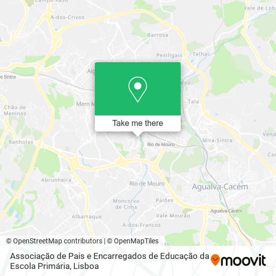 Associação de Pais e Encarregados de Educação da Escola Primária map
