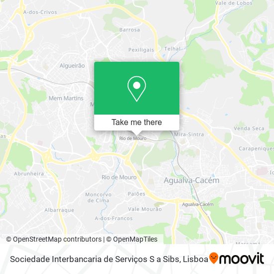 Sociedade Interbancaria de Serviços S a Sibs map