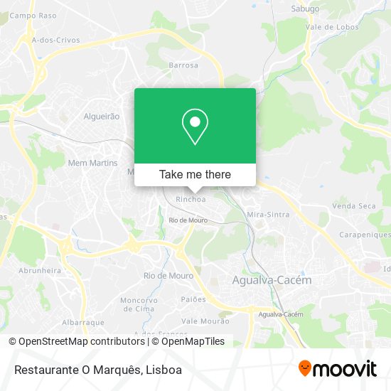 Restaurante O Marquês mapa