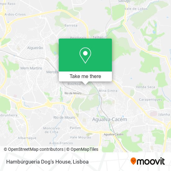 Hambúrgueria Dog's House map