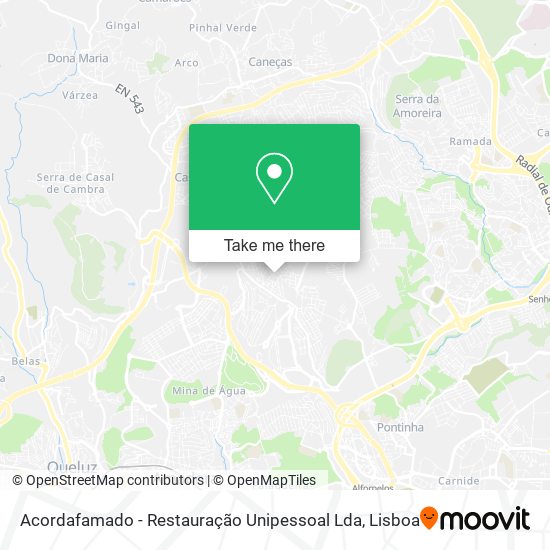 Acordafamado - Restauração Unipessoal Lda map