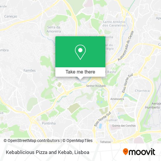 Kebablicious Pizza and Kebab map