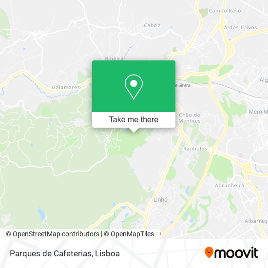 Parques de Cafeterias mapa