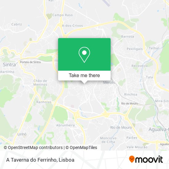 A Taverna do Ferrinho mapa