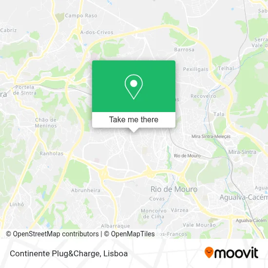 Continente Plug&Charge map