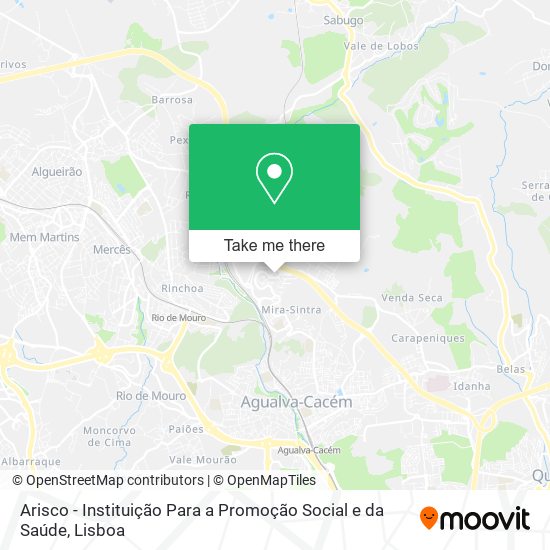 Arisco - Instituição Para a Promoção Social e da Saúde mapa