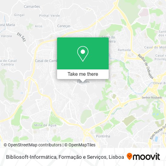 Bibliosoft-Informática, Formação e Serviços mapa