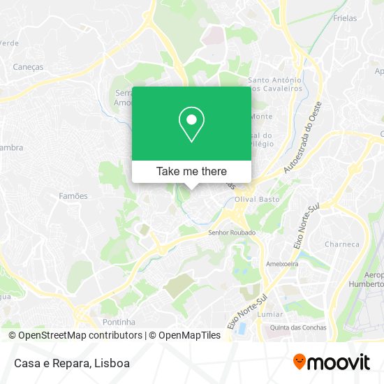 Casa e Repara mapa
