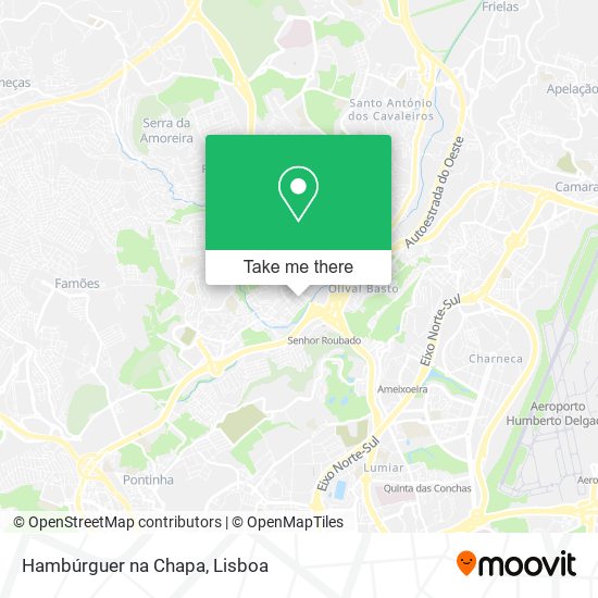 Hambúrguer na Chapa map