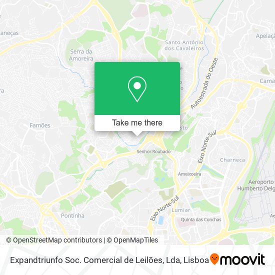 Expandtriunfo Soc. Comercial de Leilões, Lda map