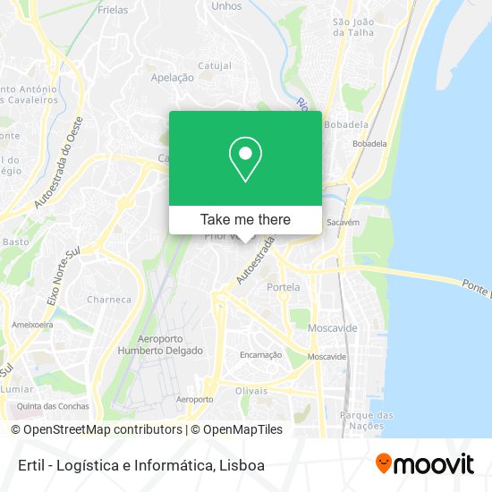 Ertil - Logística e Informática mapa