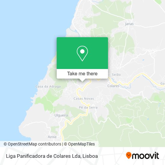 Liga Panificadora de Colares Lda map