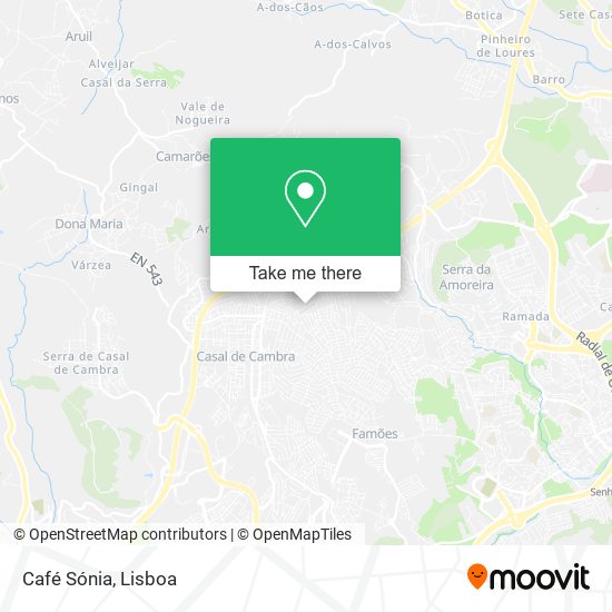 Café Sónia mapa