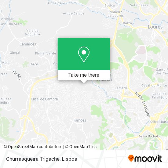 Churrasqueira Trigache map