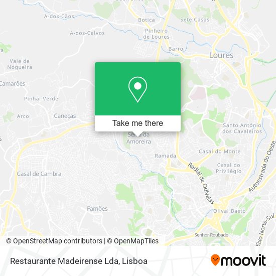 Restaurante Madeirense Lda map