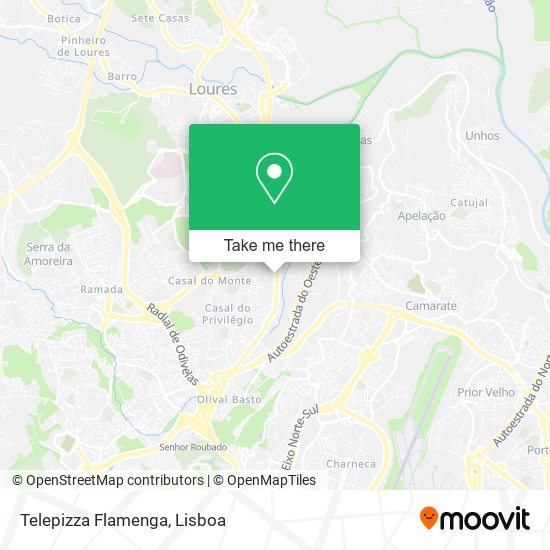 Telepizza Flamenga map