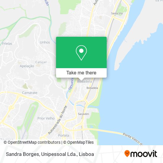 Sandra Borges, Unipessoal Lda. map