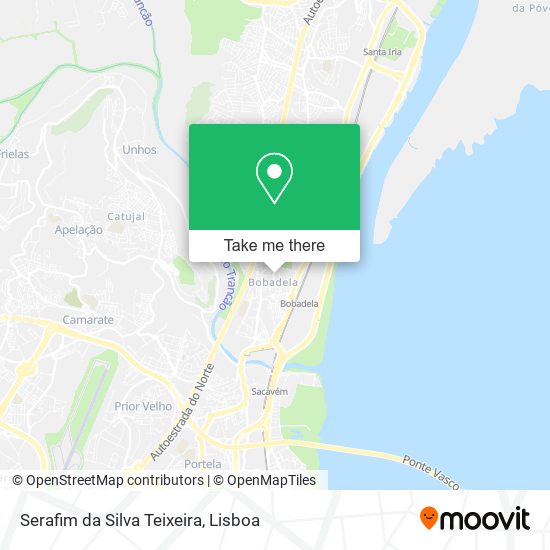 Serafim da Silva Teixeira map