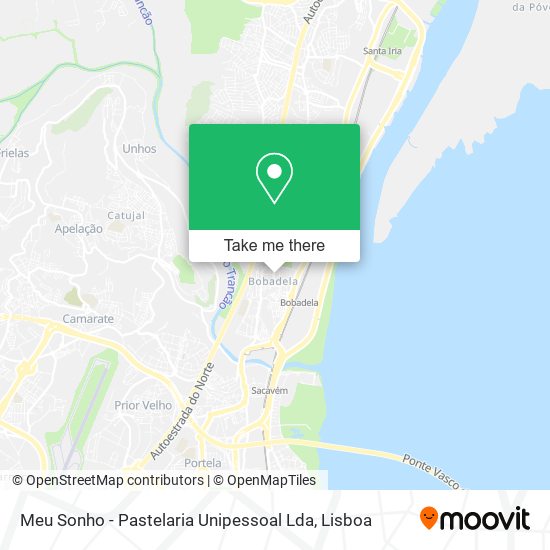 Meu Sonho - Pastelaria Unipessoal Lda mapa