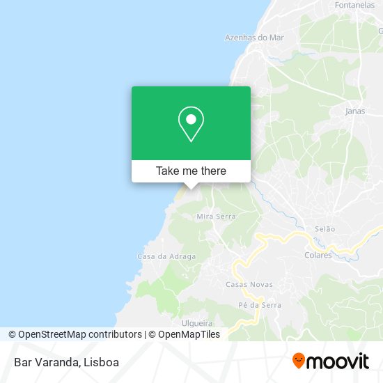 Bar Varanda map