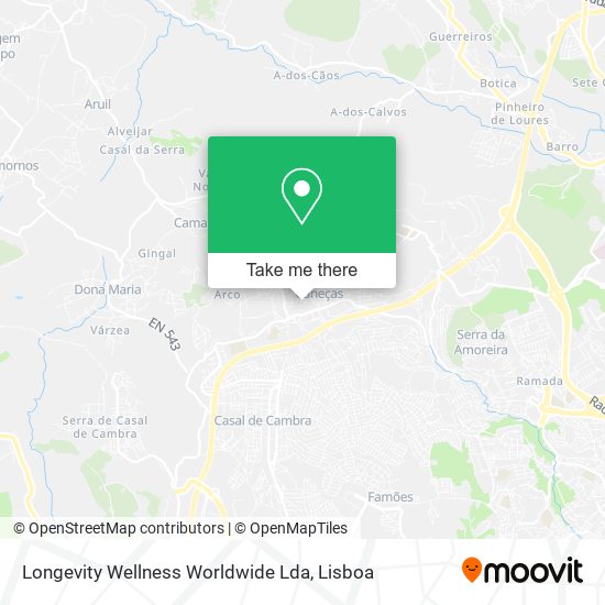 Longevity Wellness Worldwide Lda map