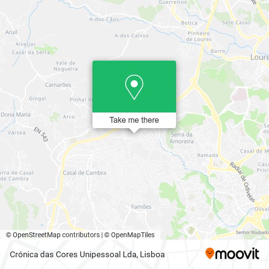 Crónica das Cores Unipessoal Lda map