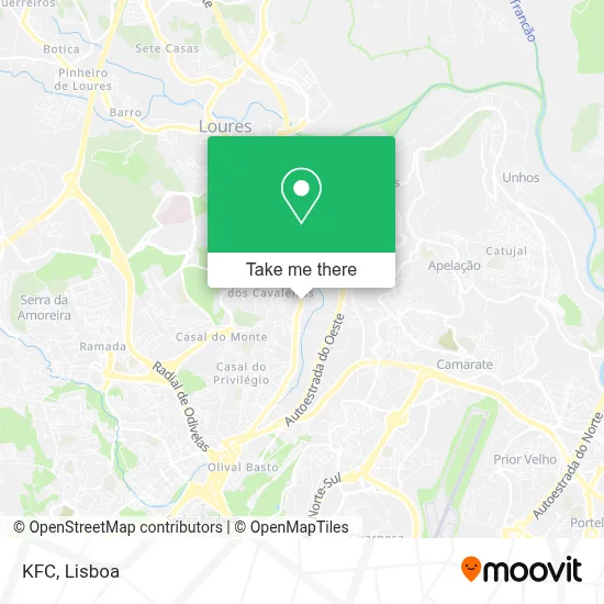 KFC map