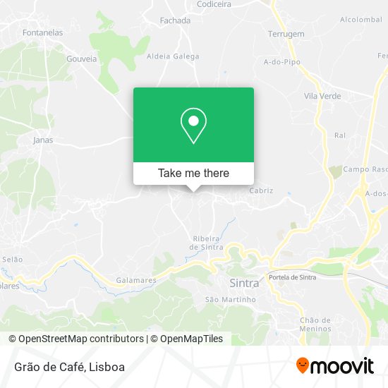 Grão de Café map