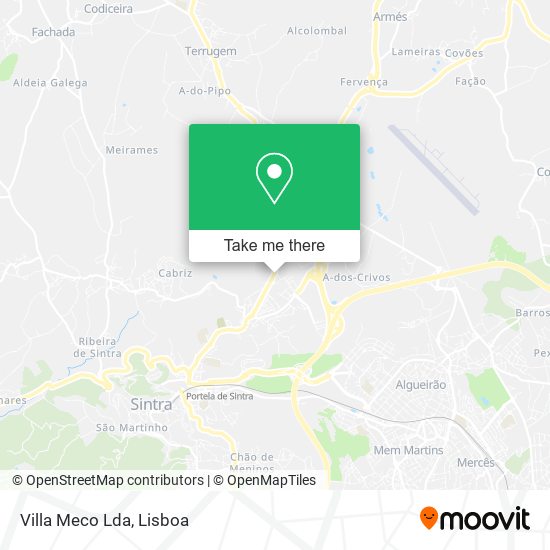 Villa Meco Lda mapa